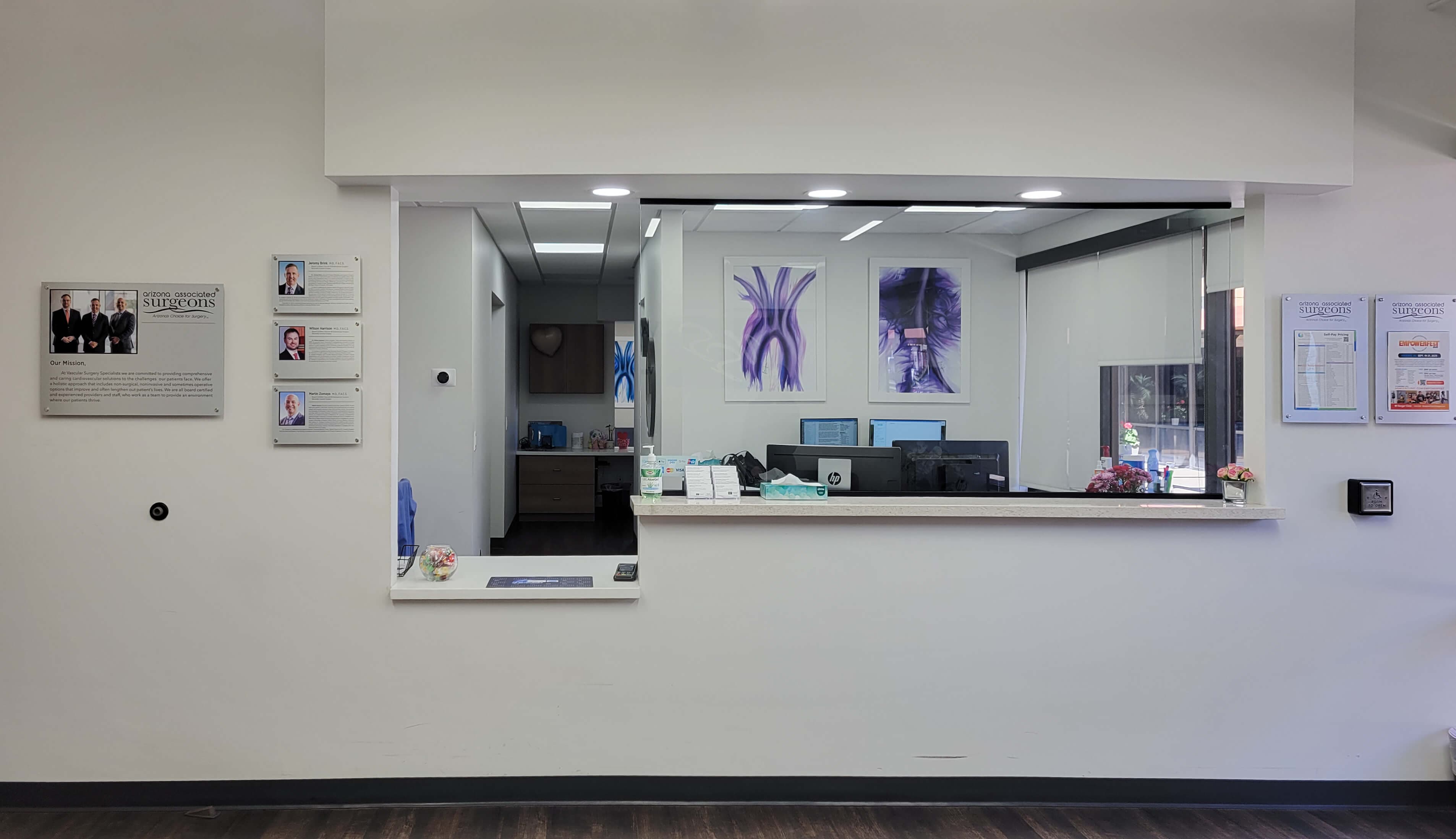 Vascular Surgery Specialists office building or patient care setting